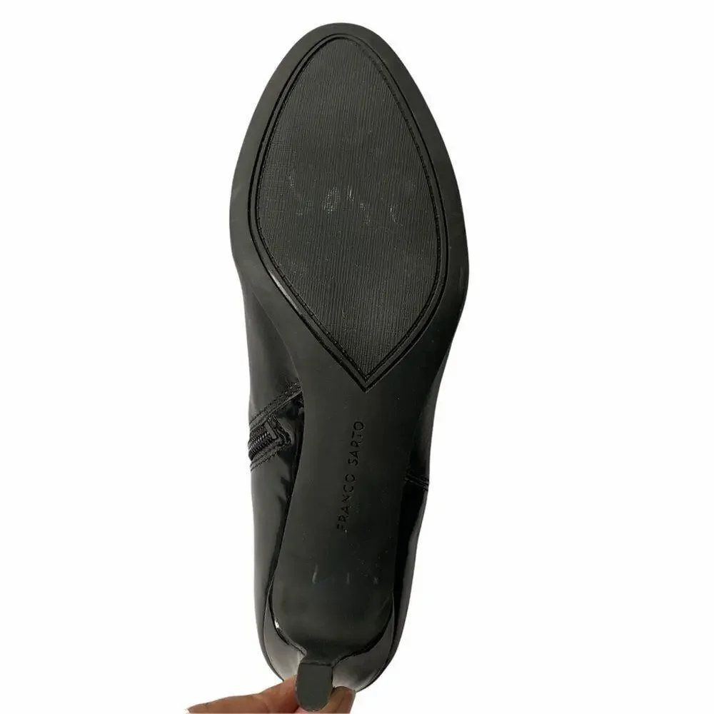 Franco Sarto Black Frama Booties‎ Sz 9.5